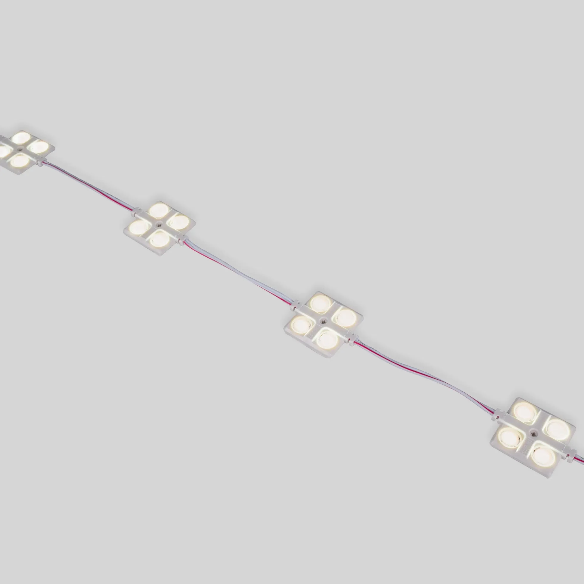 Módulo LED cuadrado para rótulos - 2W - 12V - IP65 - 160º
