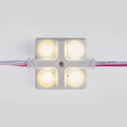 Módulo LED cuadrado para rótulos - 2W - 12V - IP65 - 160º