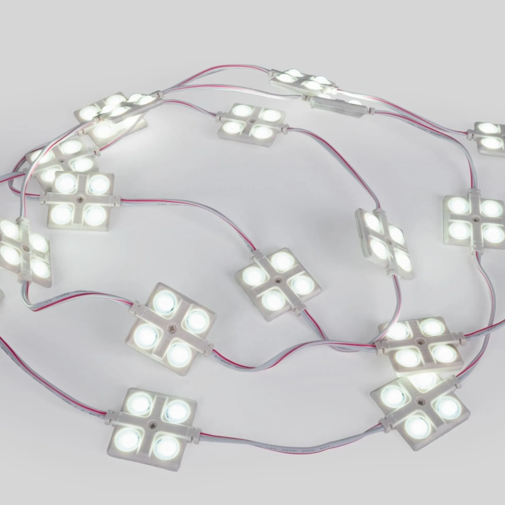 Módulo LED cuadrado para rótulos - 2W - 12V - IP65 - 160º