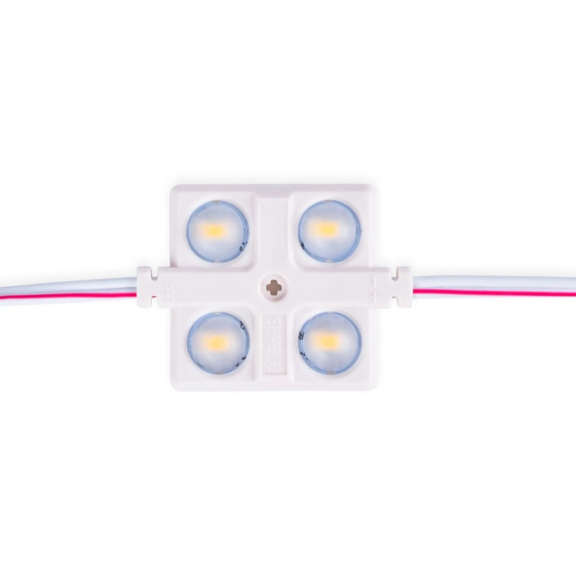 Módulo LED cuadrado para rótulos - 2W - 12V - IP65 - 160º