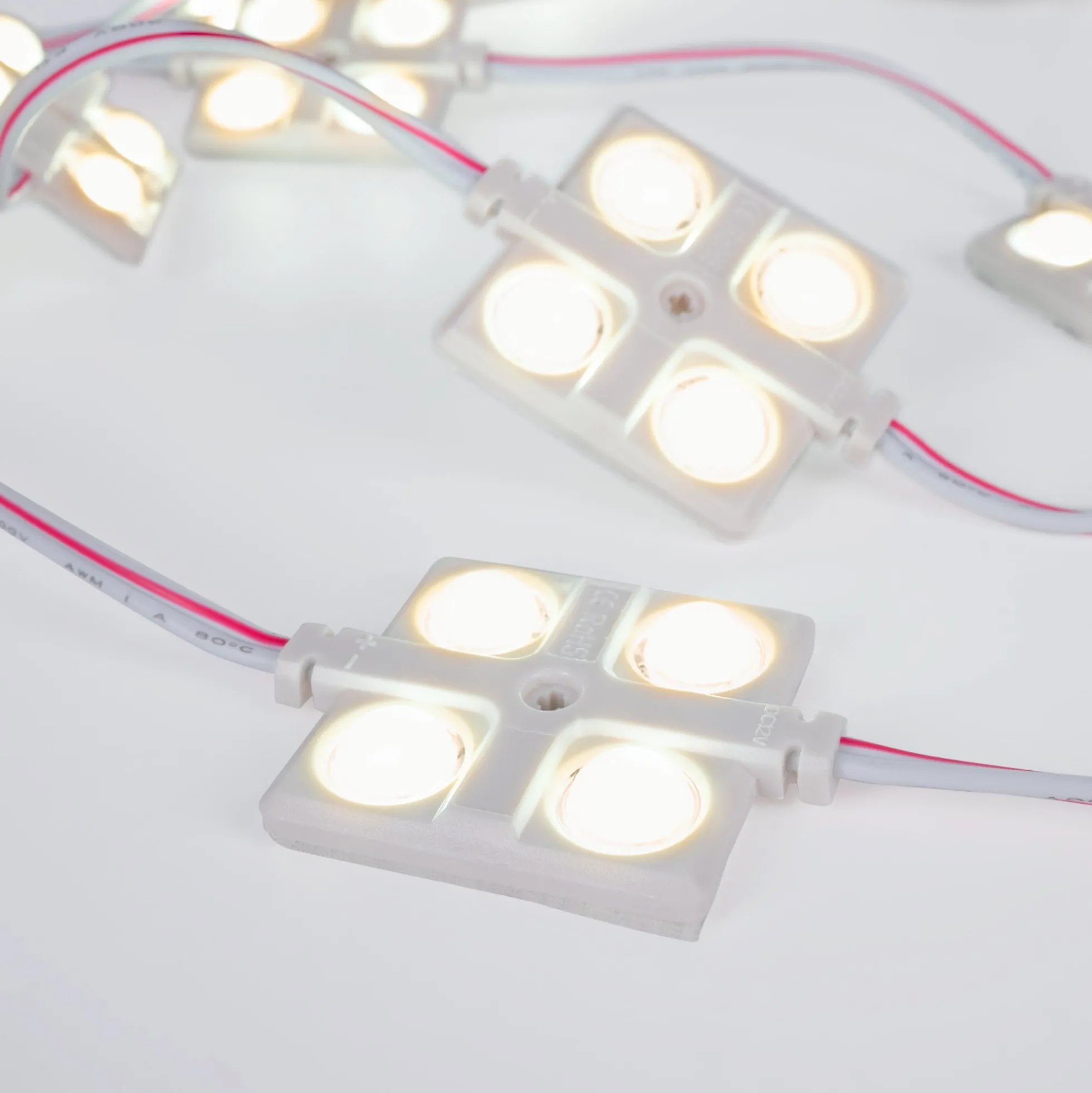 Módulo LED cuadrado para rótulos - 2W - 12V - IP65 - 160º
