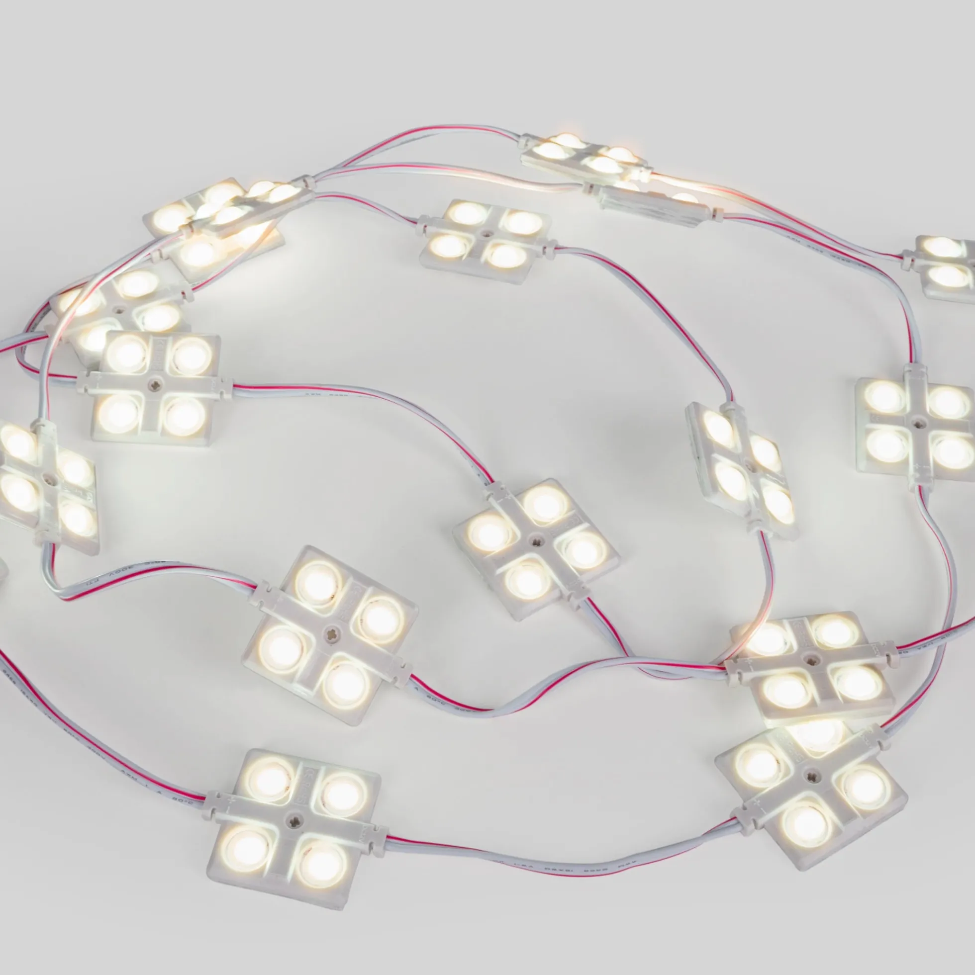 Módulo LED cuadrado para rótulos - 2W - 12V - IP65 - 160º
