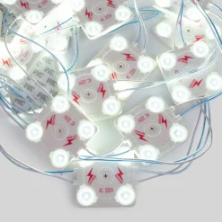 Módulo LED cuadrado para rótulos - 3.6W - 220V AC - IP65 - 165º