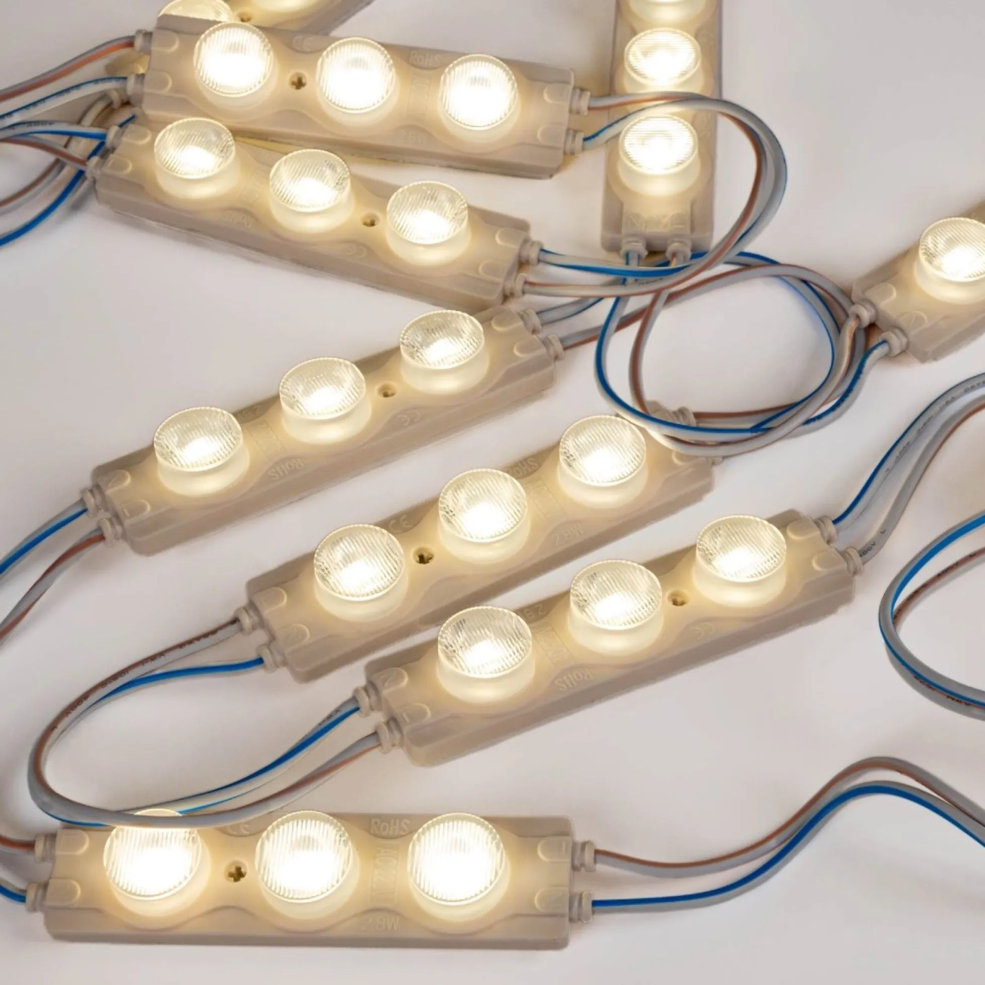 Módulo LED monocolor para rótulos - 3W - 220V AC - IP65 - 16º
