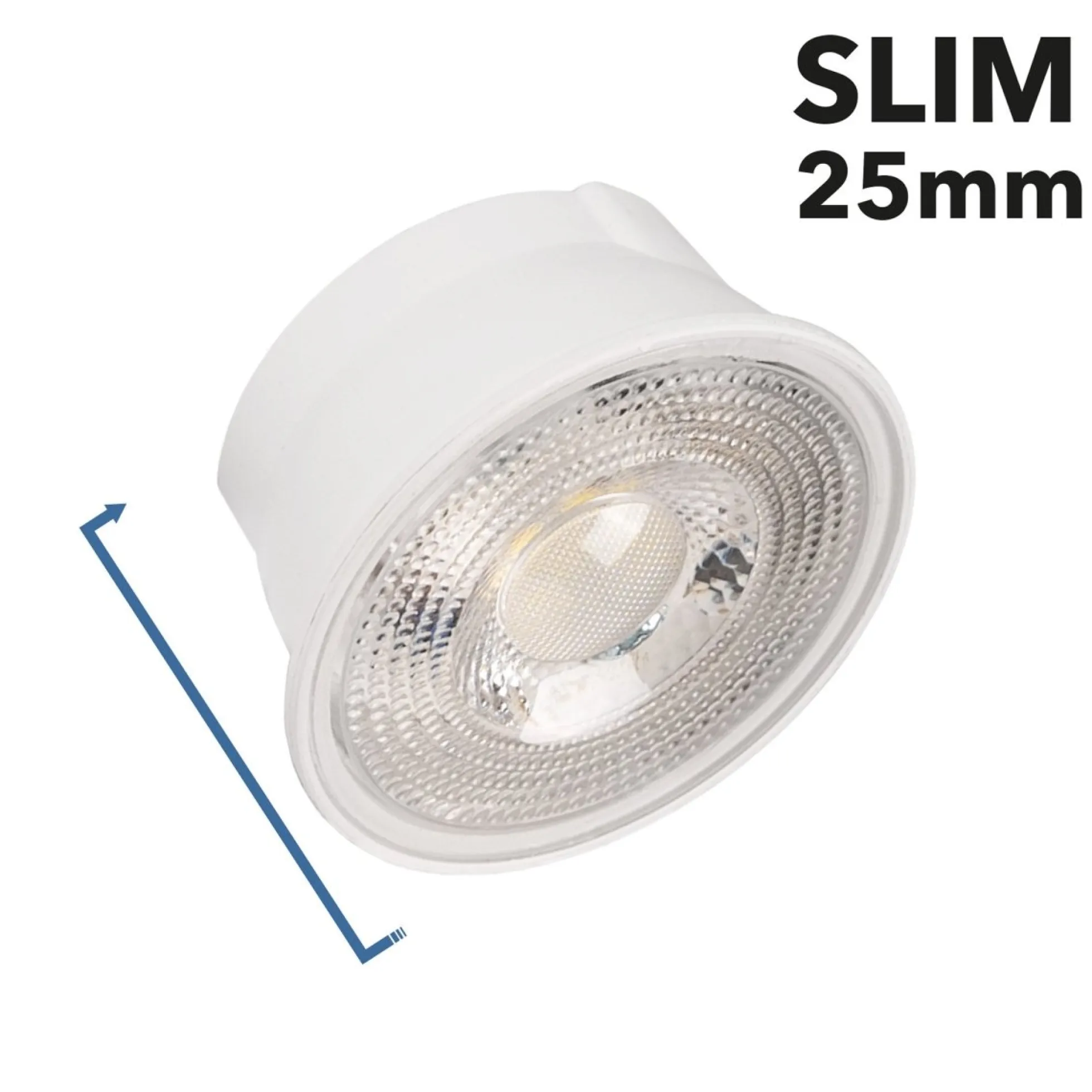 Módulo LED 5W para aro downlight MR16 - Diseño slim - 50º - 500lm - CRI 80