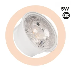 Módulo LED 5W para aro downlight MR16 - Diseño slim - 50º - 500lm - CRI 80