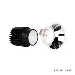Módulo LED 15W para aro downlight MR16/GU10 - 45º - CRI 90