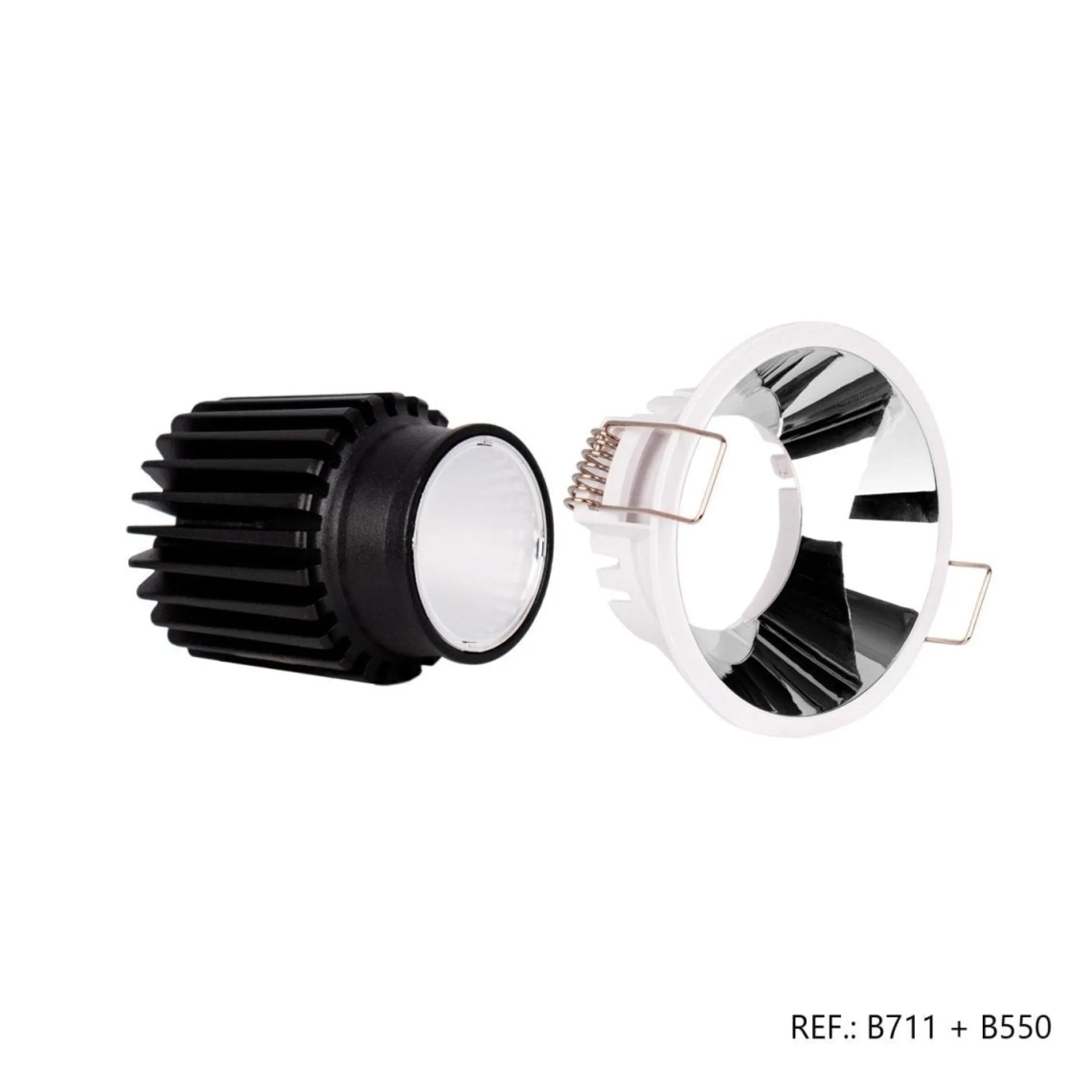 Módulo LED 15W para aro downlight MR16/GU10 - 45º - CRI 90