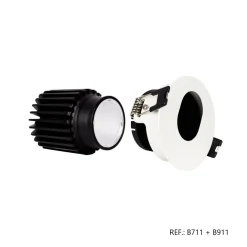 Módulo LED 15W para aro downlight MR16/GU10 - 45º - CRI 90