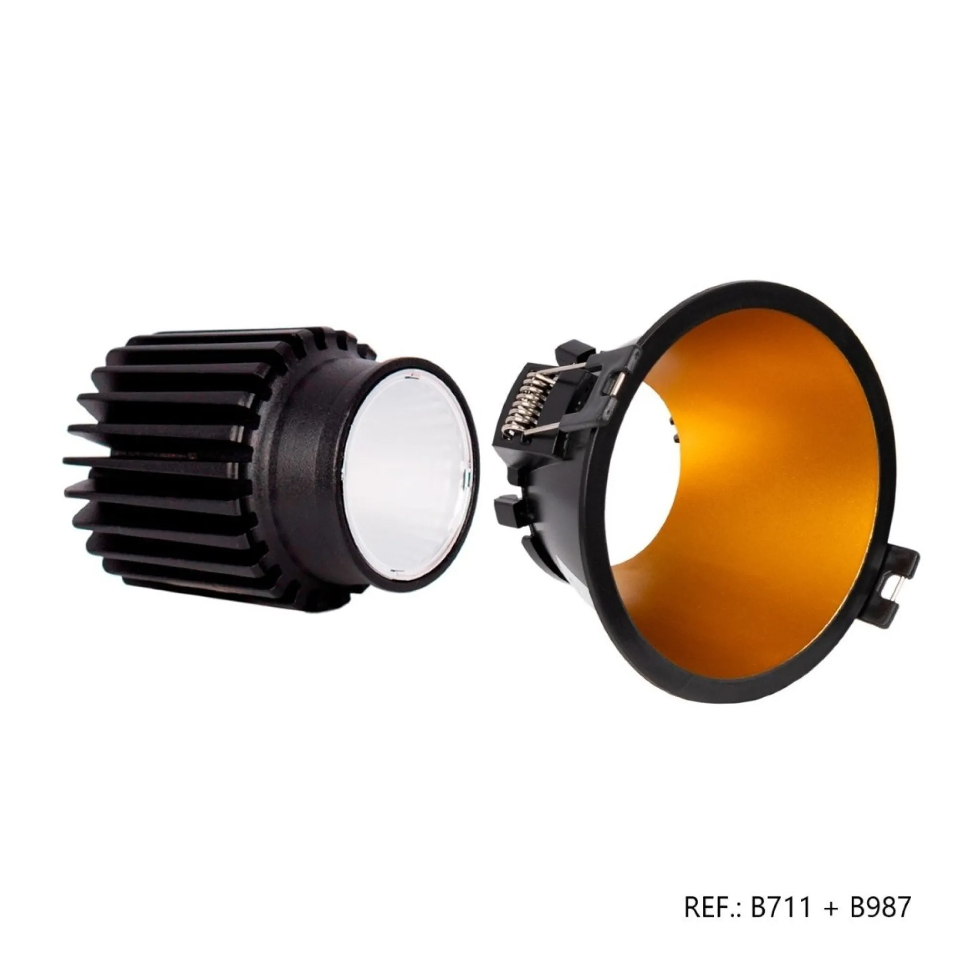 Módulo LED 15W para aro downlight MR16/GU10 - 45º - CRI 90