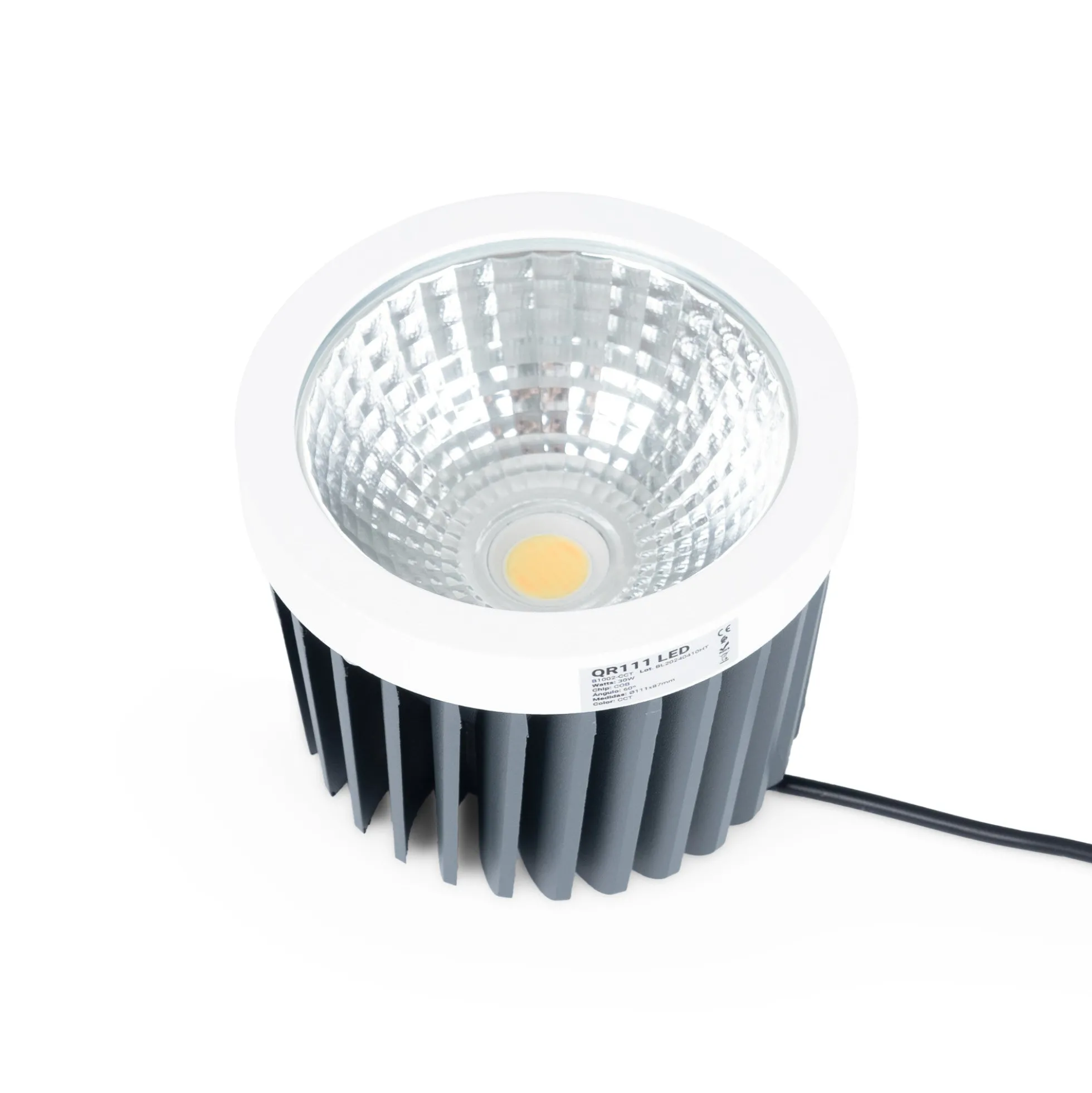 Módulo LED 30W QR111- CCT - Driver externo - 60° - CRI 90