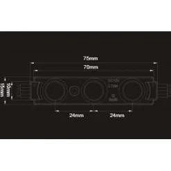 Módulos LED RGB para rotulación de 0.72W 12V-DC IP65 140º