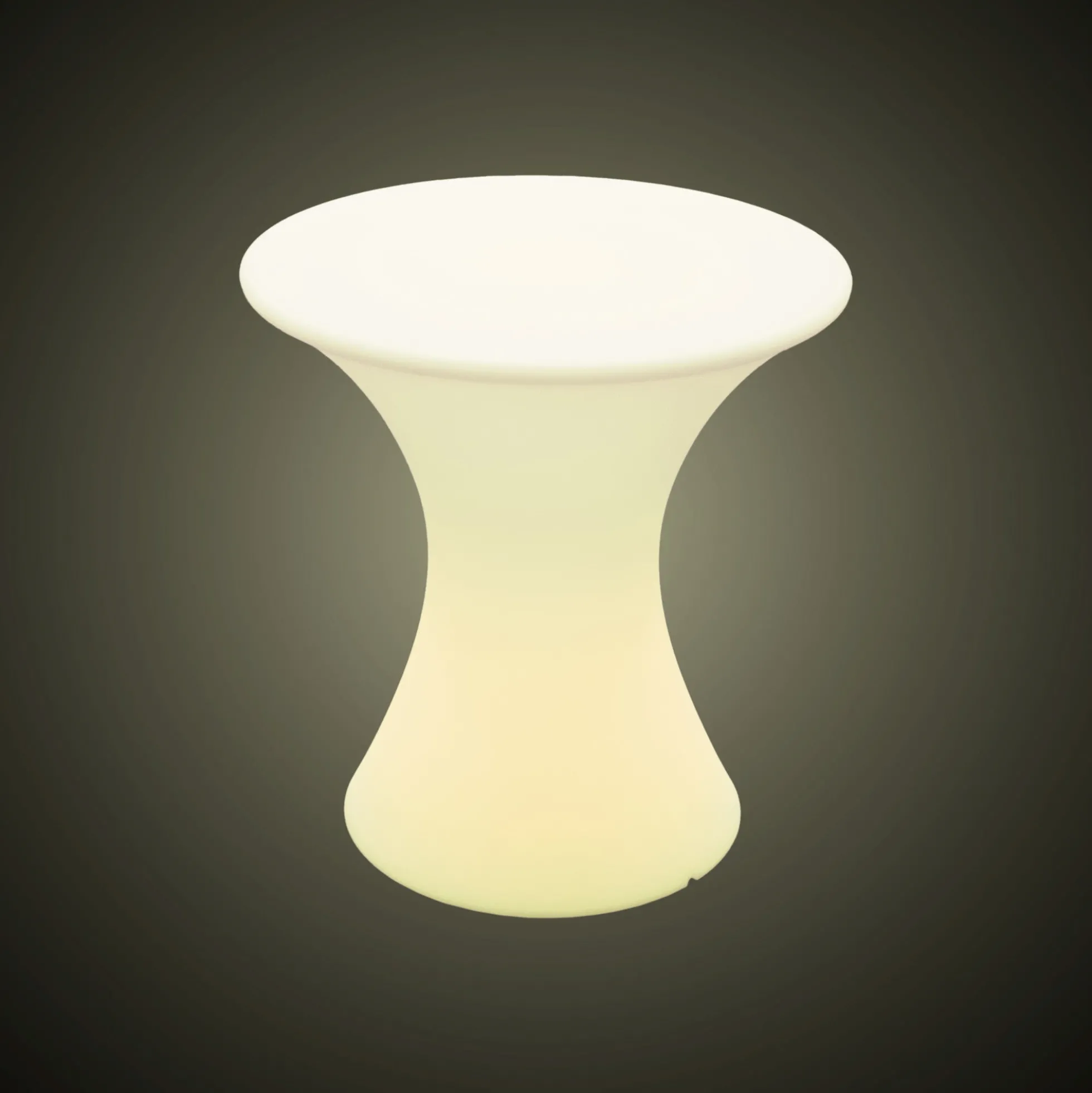 Mesa luminosa LED RGBW - 58 x Ø60 cm - 12W - Recargable
