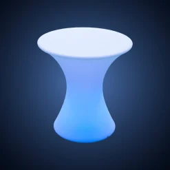 Mesa luminosa LED RGBW - 58 x Ø60 cm - 12W - Recargable