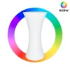 Mesa luminosa LED RGBW - 110 x Ø60 cm - 32W - Recargable