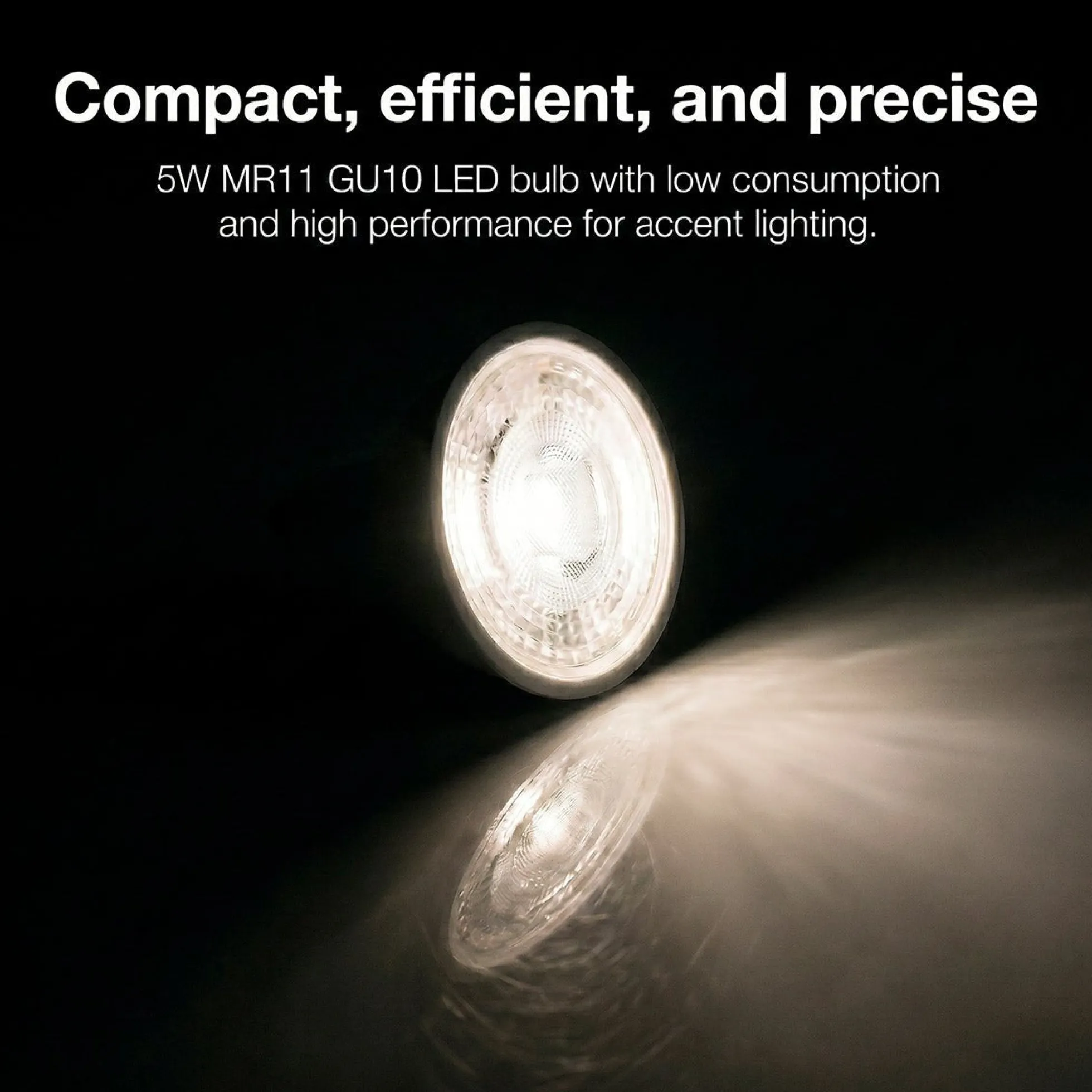 Mini Bombilla LED - MR11 GU10 - 5W - 45º