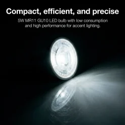 Mini Bombilla LED - MR11 GU10 - 5W - 45º