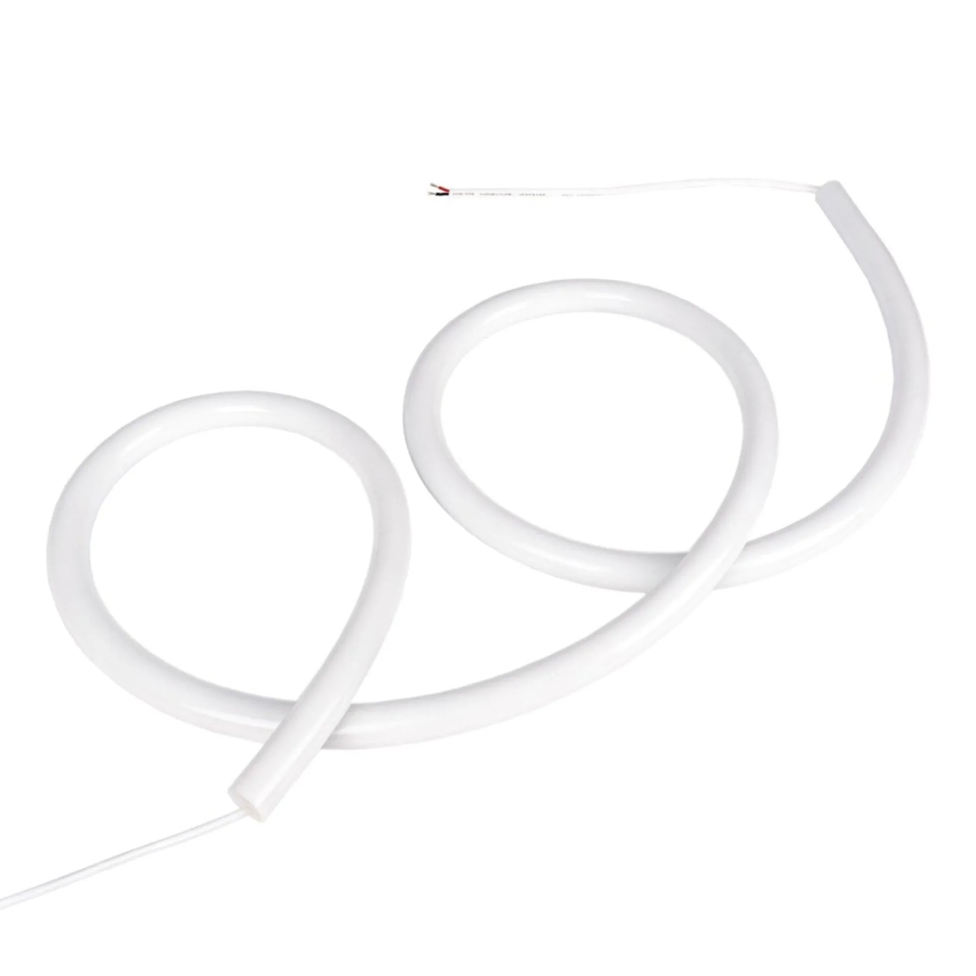 Neón LED flexible 360º circular - Ø22mm - 2 metros - 24V DC - 240Ch/m - 19,2W/m - IP65