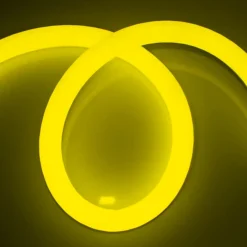 Neón LED flexible circular RGB - 24 V -  Instalación sobre superficie - Ø20mm - 5 metros - 22W/m - Kit completo - IP67