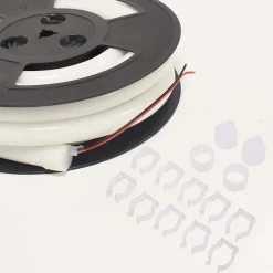 Neón LED flexible circular - 24V DC - Instalación sobre superficie - Ø20mm - 5 metros - 13W/m - Kit completo -  IP67