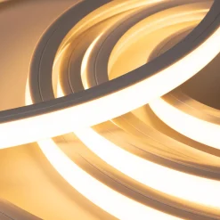 Neón LED flexible 3D  24V DC - 16x16mm - 5 metros - Kit completo - 12W/m - IP67 - Curvatura vertical y horizontal