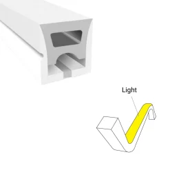 Neón LED flexible monocolor 24V DC - 10x10mm - 5 metros - Kit completo - IP67 - 10W/m