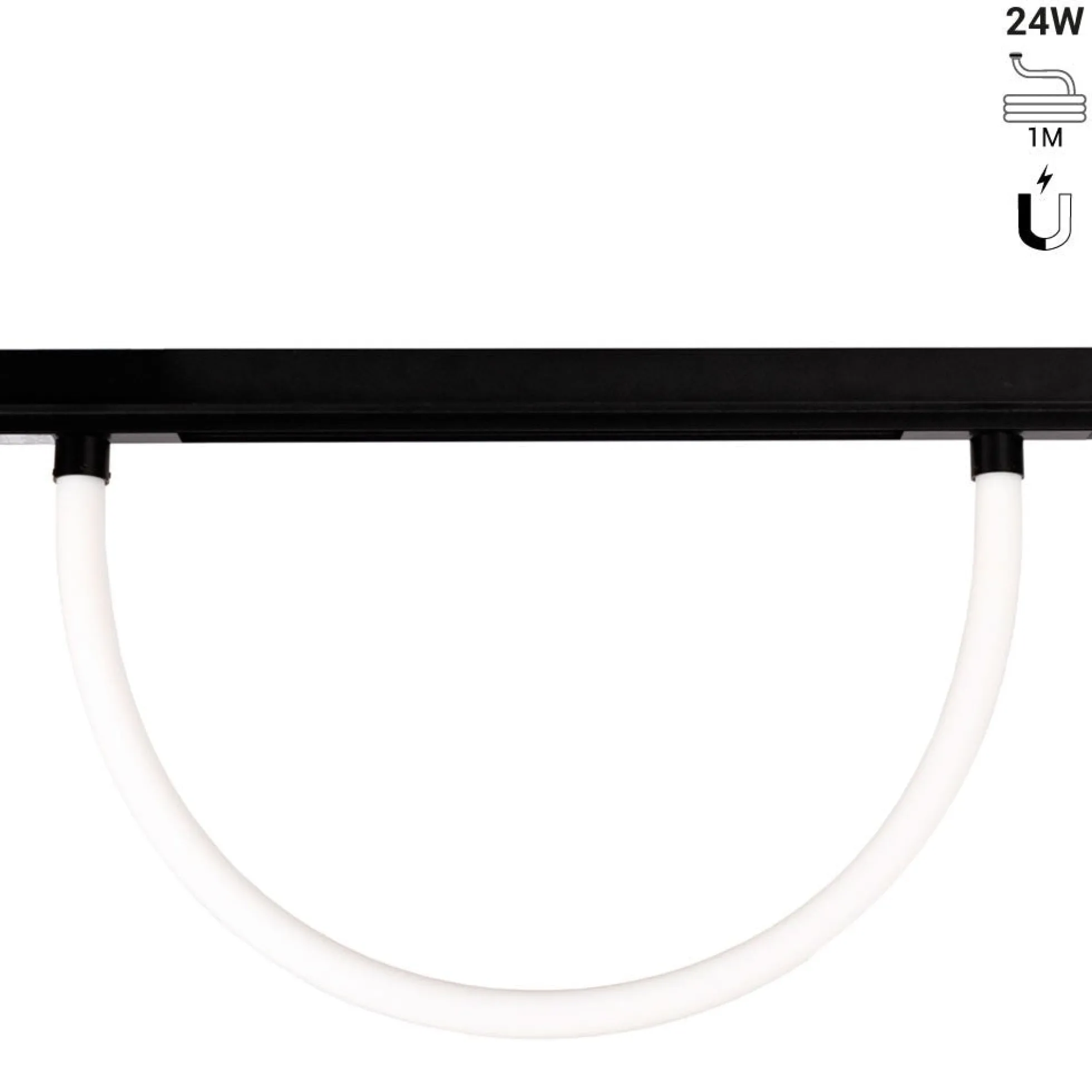 Neón LED flexible para carril magnético 360º - 48V DC- Ø30mm - 24W/m - 1 metro - 336ch/m
