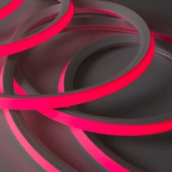 Neón LED flexible RGB 3D - 16x16mm - 5m - Kit completo -12W/m - IP67 -Curvatura vertical y horizontal