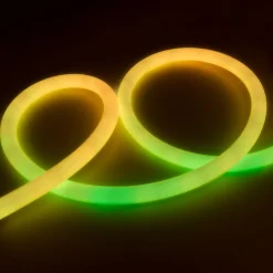 Neón LED flexible RGB inteligente IC - 360º circular - Ø22mm - 4 metros - 12V DC - 28W/m - IP65
