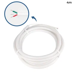 Neón LED flexible RGB inteligente IC - 360º circular - Ø22mm - 4 metros - 12V DC - 28W/m - IP65