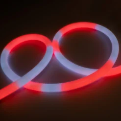 Neón LED flexible RGB inteligente IC - 360º circular - Ø22mm - 4 metros - 12V DC - 28W/m - IP65