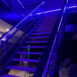 Neón LED flexible RGB 24V DC- 12X12mm - 10 metros - Kit completo - 11W/m - IP67 - Curvatura vertical
