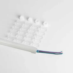 Neón LED flexible RGB 24V DC- 12X12mm - 10 metros - Kit completo - 11W/m - IP67 - Curvatura vertical