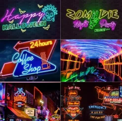 Neón LED Flexible RGB - 24V/DC 4x10mm - 5 metros - Kit completo - IP67 - 20W/m - Curvatura lateral