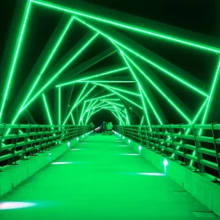 Neón LED flexible RGB 24V DC - 10X18mm - 10 metros - Kit completo - 11W/m - IP67 - Curvatura lateral