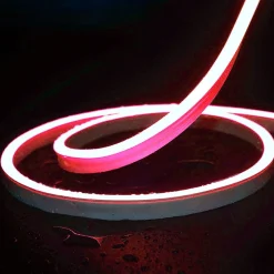 Neón LED flexible RGB 24V DC - 10X18mm - 10 metros - Kit completo - 11W/m - IP67 - Curvatura lateral