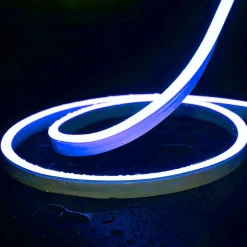 Neón LED flexible RGB 24V DC - 10X18mm - 10 metros - Kit completo - 11W/m - IP67 - Curvatura lateral