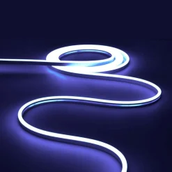 Neón LED flexible RGB 24V DC - 13X6mm - 5 metros - Kit completo - 11W/m - IP67 - Curvatura lateral