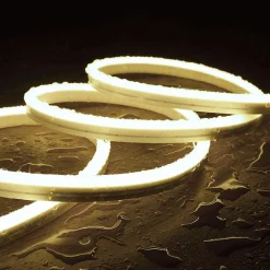Neón LED flexible 24V DC - 4x10mm - 5 metros - Kit completo - IP67 - 11W/m - Curvatura lateral