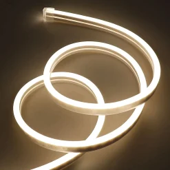 Neón LED flexible 24V DC - 4x10mm - 5 metros - Kit completo - IP67 - 11W/m - Curvatura lateral