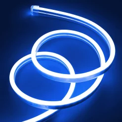 Neón LED flexible 24V DC - 4x10mm - 5 metros - Kit completo - IP67 - 11W/m - Curvatura lateral