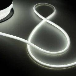 Neón LED flexible 24V DC - 12x12mm - 10 metros -  Kit completo - 180 LED/m - 12W/m - IP65 - Curvatura vertical