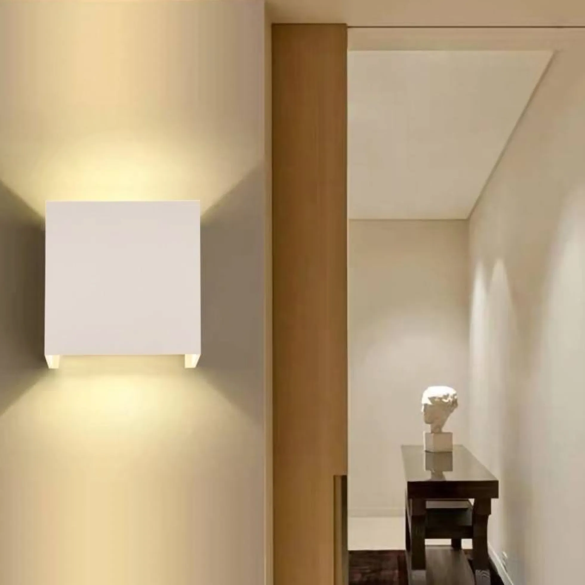 Pack de 2 Apliques de pared "KURTIN" 6W apertura de luz regulable