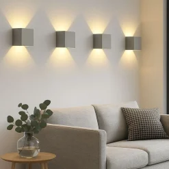 Pack de 4 Apliques de pared