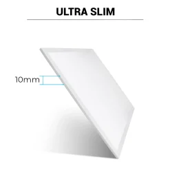 Pack de 2 paneles LED slim CCT regulable con mando - 60x60cm - 40W