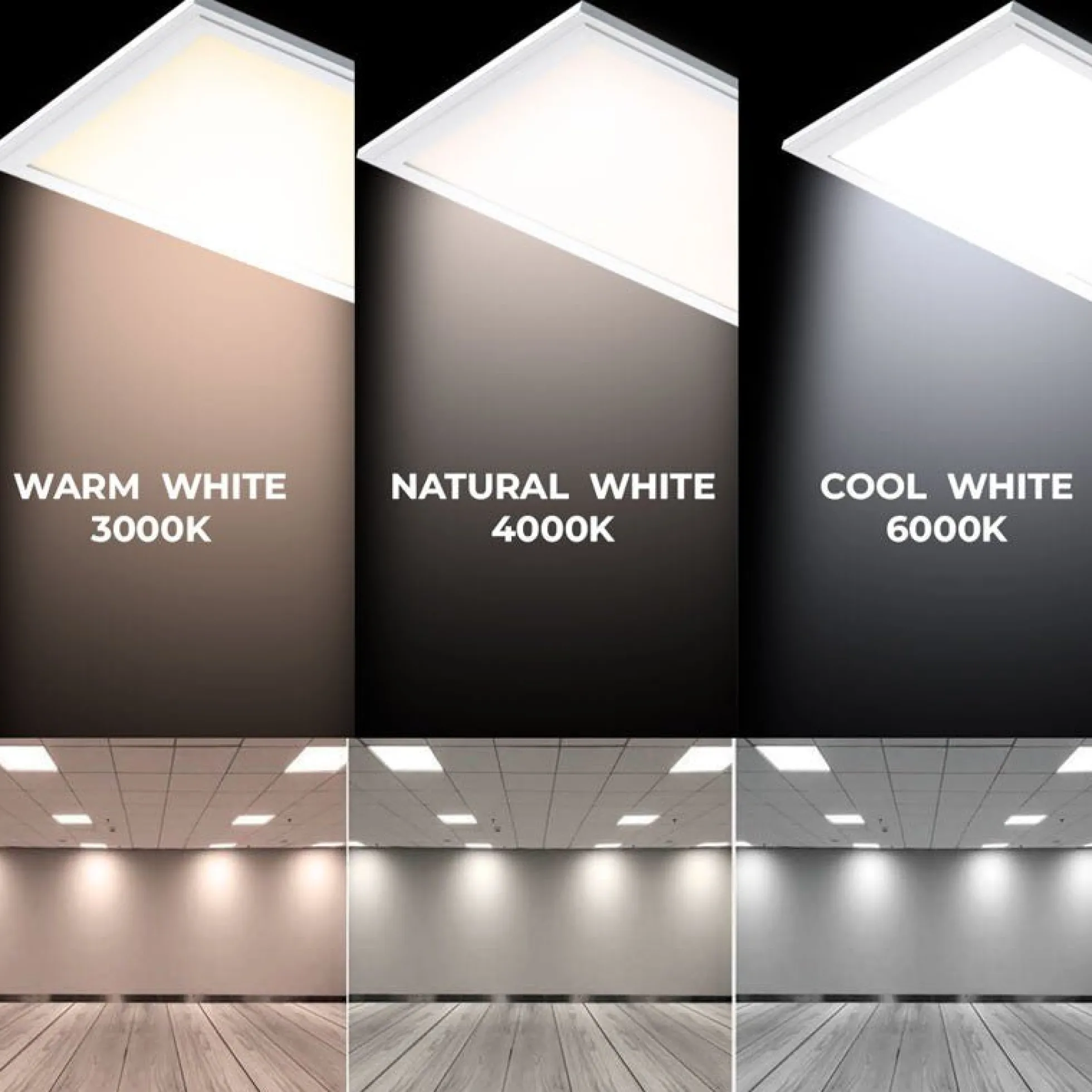 Pack de 12 paneles LED slim 60X60 cm - Driver Philips - 44W - UGR19 - IP40