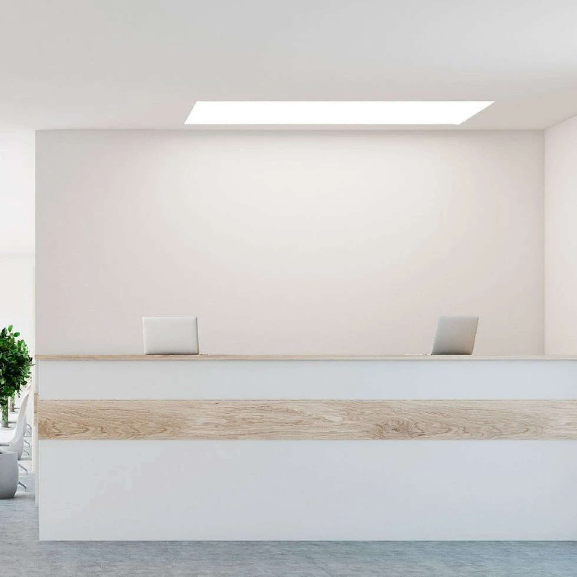 Pack de 8 paneles LED slim 120X30 cm - Driver Philips - 44W - UGR19 - IP40
