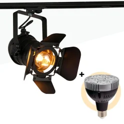 Pack Foco de carril monofásico orientable 