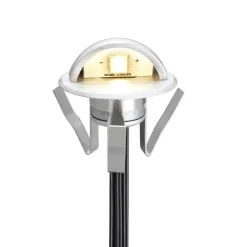 Pack 10 Focos solares LED empotrables con Panel Solar