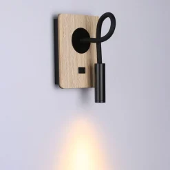 Pack x 2 - Aplique de pared flexible para lectura con puerto USB "LONDON USB" - Chip CREE - 3W